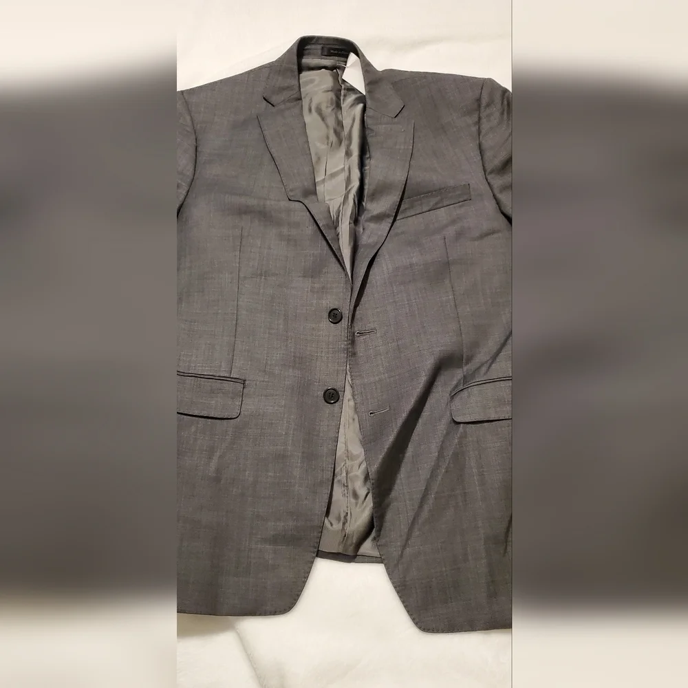 Calvin Klein Charcoal Blazer Suit Coat